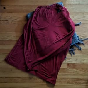 Talbot's red long sleeved shirt